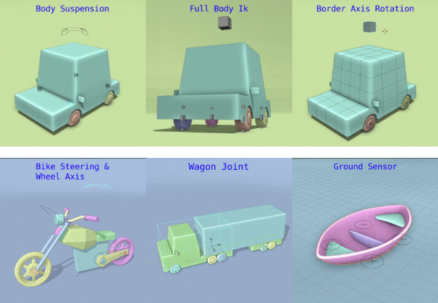 Vehicle Rig Factory Plus for Blender