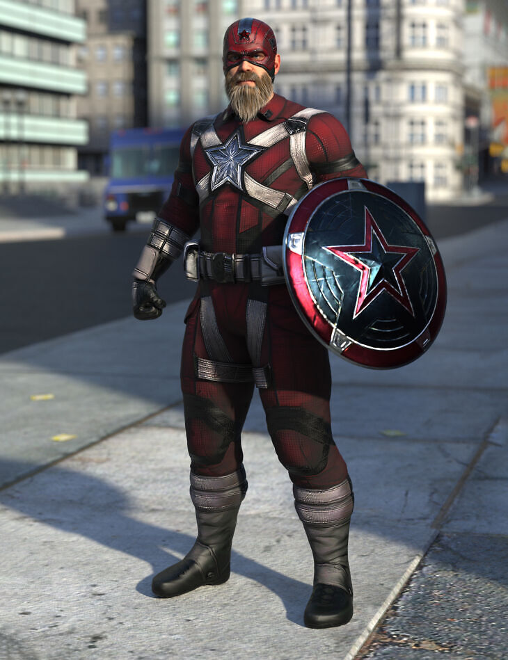 MCU Red Guardian Outfit for G8M