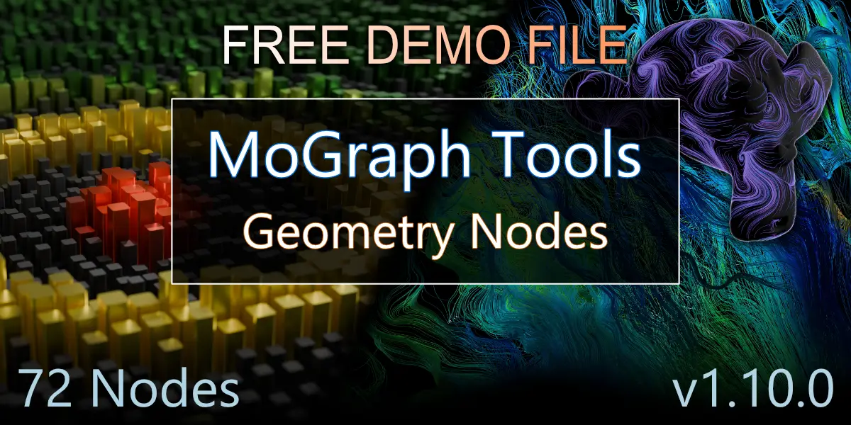 Superhivemarket – Mograph Tools Geometry Nodes For Motion Graphics