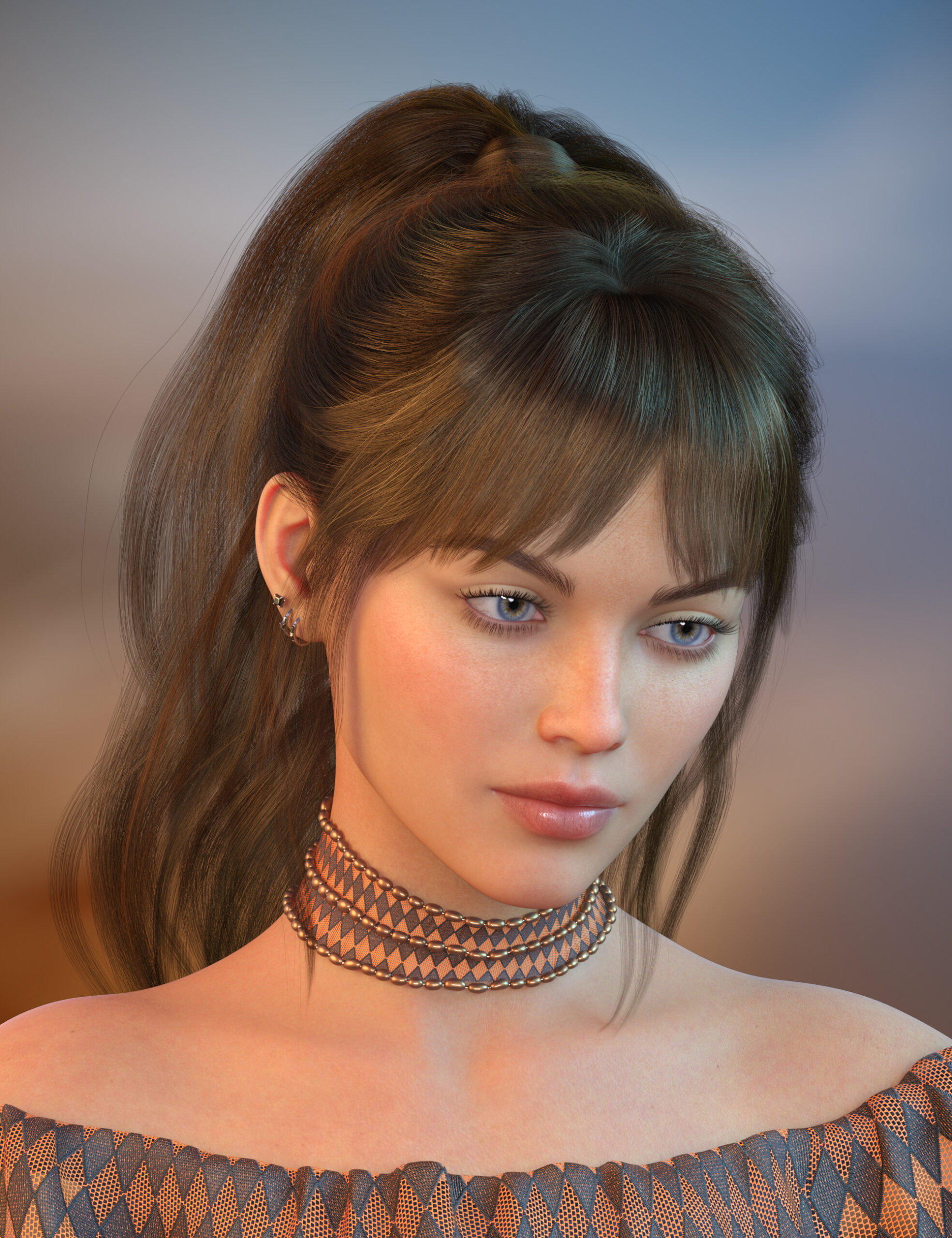ALO Iridessa Hair for Genesis 9, 8 and 8.1 Females