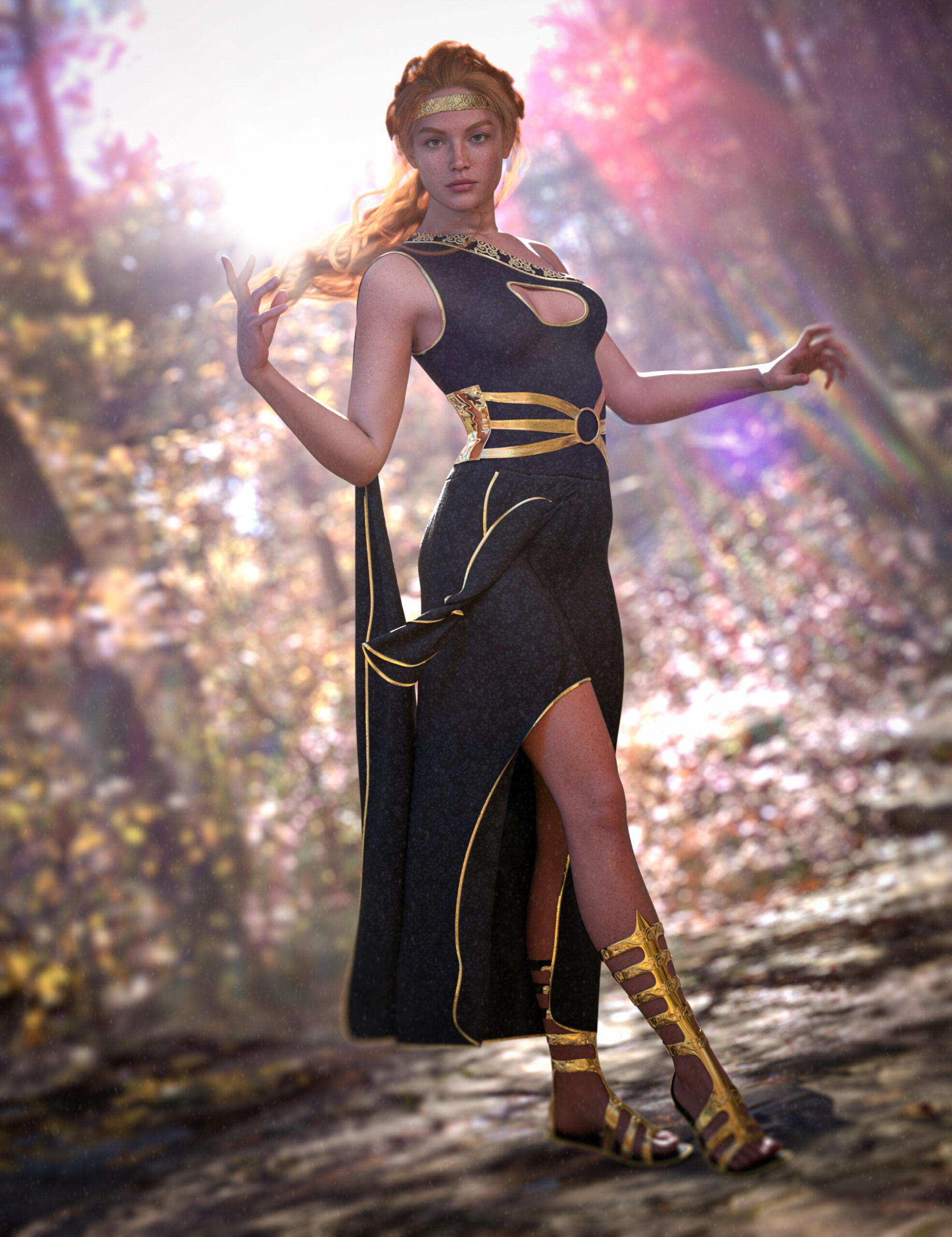 dForce Olympia Goddess Outfit Texture Add-on